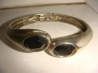 Браслет обруч змея со стразами винтаж Америка