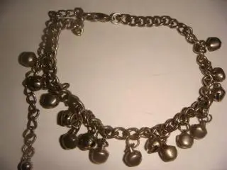 Браслет цепочка шарики мельхиор винтаж Америка