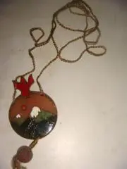 Кулон абстракция Мексика винтаж