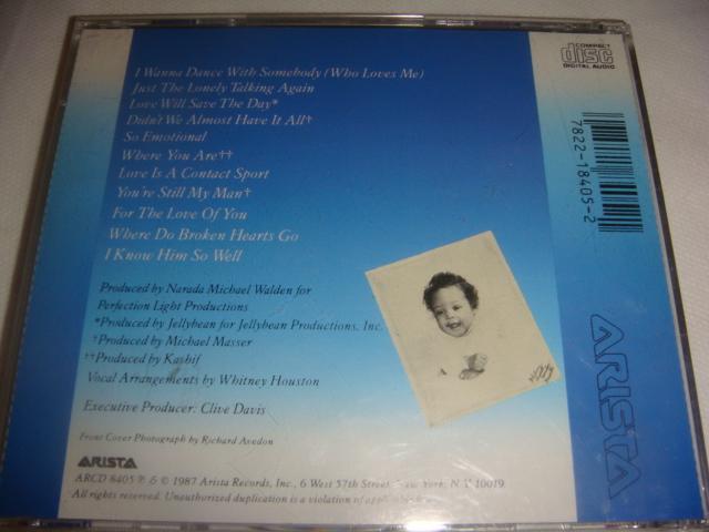 CD Whitney Houston by ARISTA 1987 г лицензия подарочное издание 1