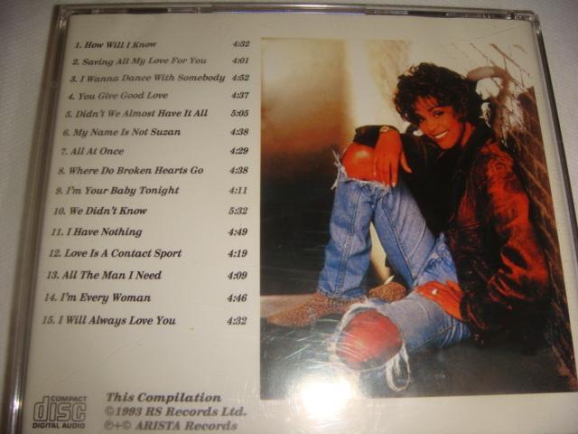 CD Whitney Houston by ARISTA BEST 1993 г лицензия подарочное издание 1