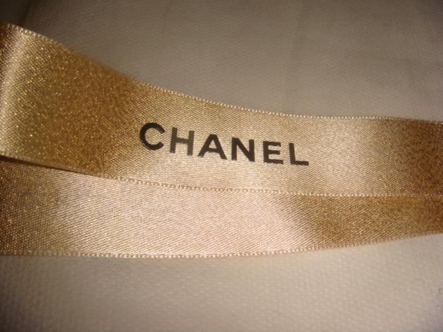 Лента для подарка Chanel Шанель золотая оригинал 1