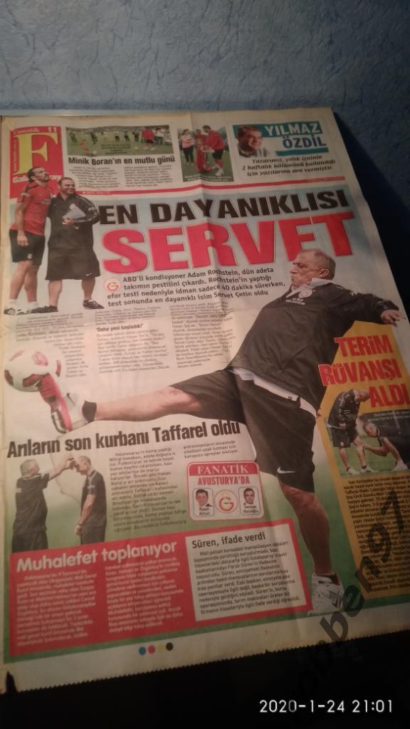 Турецкая пресса.FANATIK 5