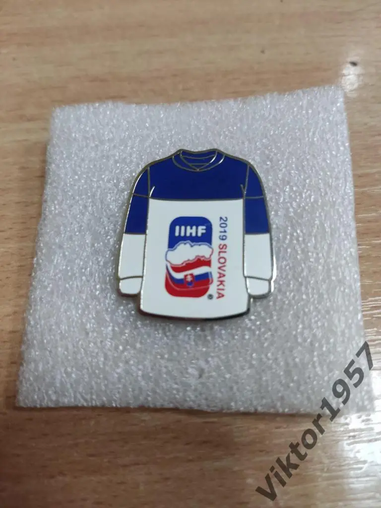 Хоккей. Чемпионат мира по хоккею с шайбой 2019 г.,Словакия,майка,официальны й