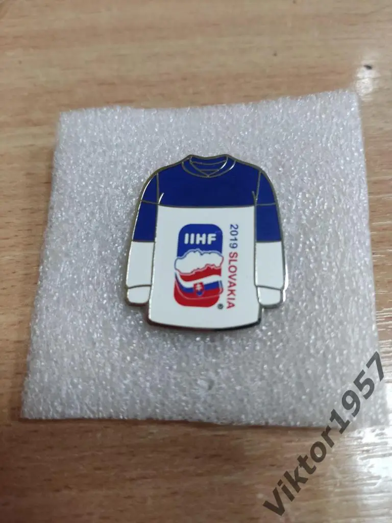 Хоккей. Чемпионат мира по хоккею с шайбой 2019 г.,Словакия,майка,официальны й 1
