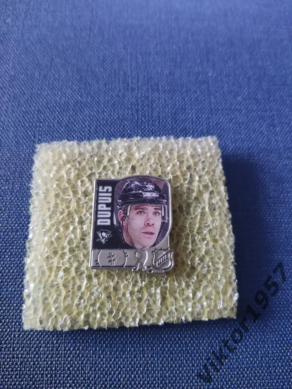 Хоккей. НХЛ Питсбург знак-фото Dupuis