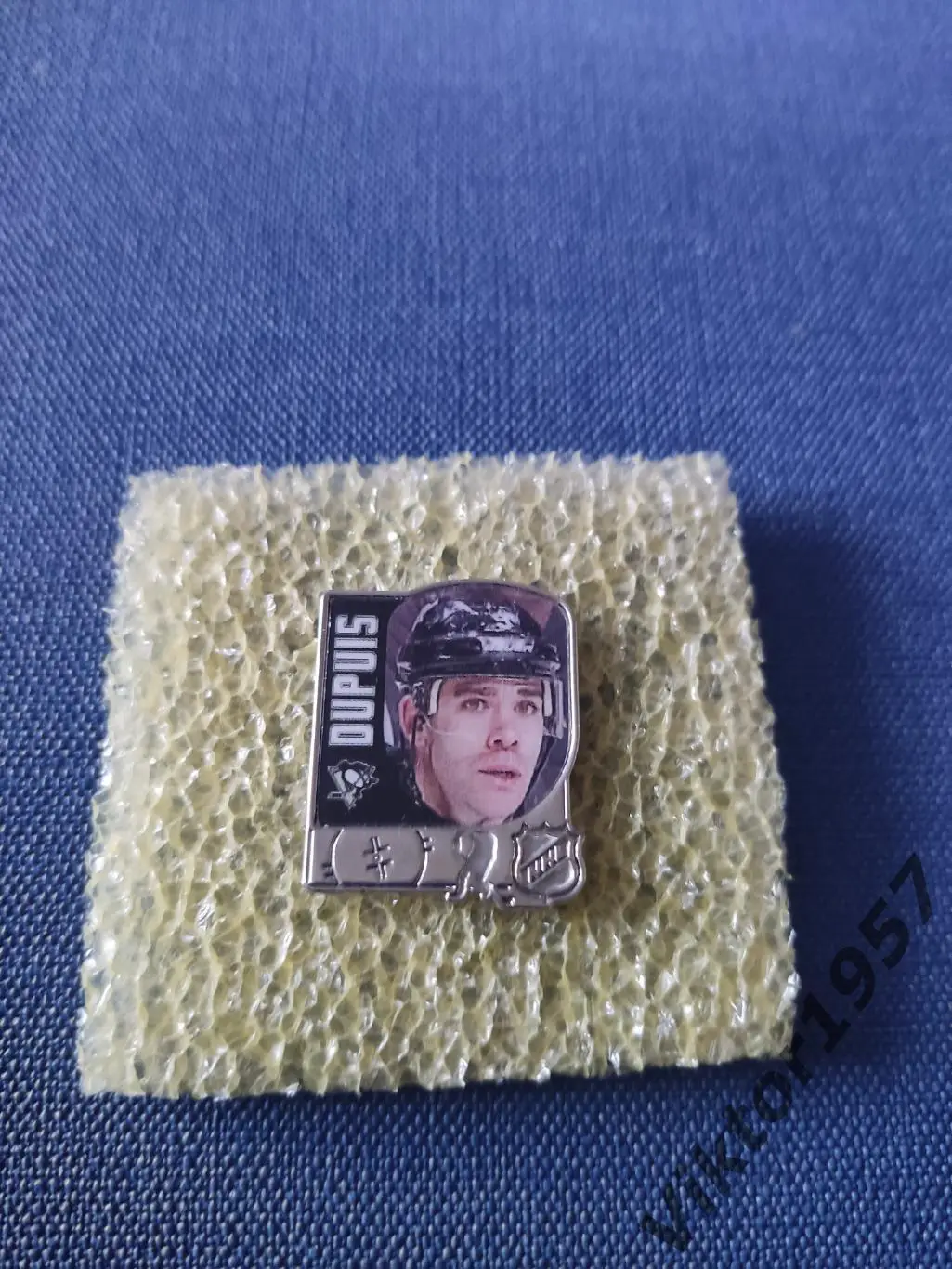 Хоккей. НХЛ Питсбург знак-фото Dupuis 1