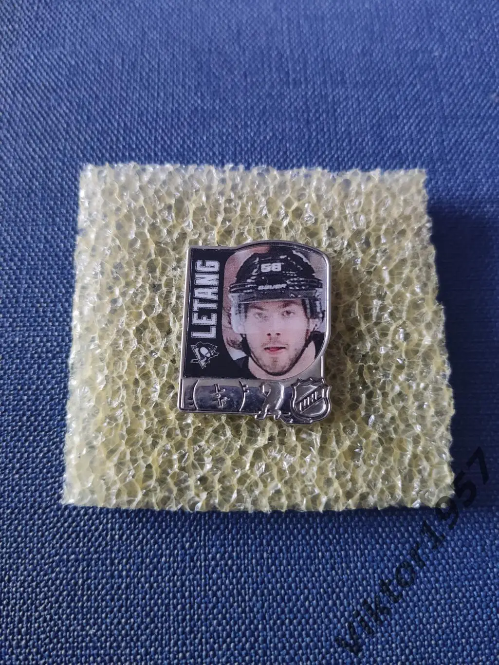 Хоккей. НХЛ Питсбург знак-фото Letang