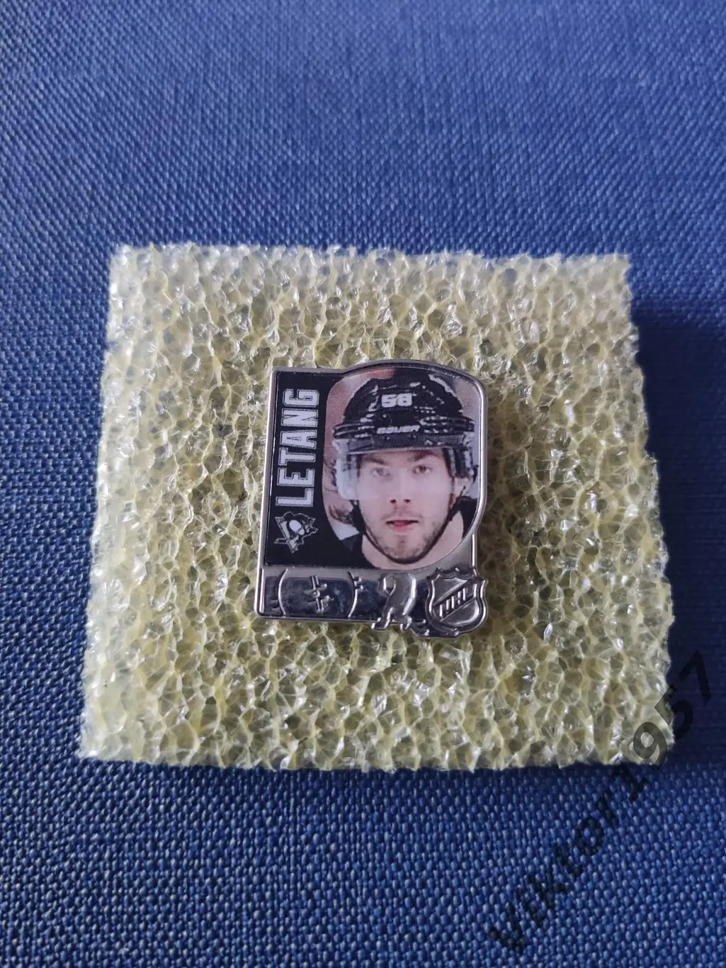 Хоккей. НХЛ Питсбург знак-фото Letang 1