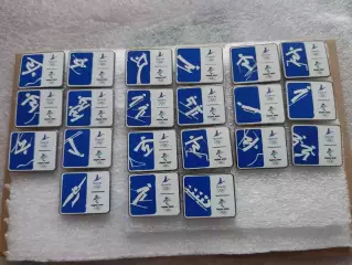 Олимпийские игры. Набор знаков Олимпийской команды Беларуси в Пекине 2022 г.