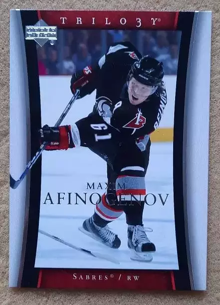 НХЛ Максим Афиногенов Баффало Сейбрз Динамо Москва СКА Витязь № 14