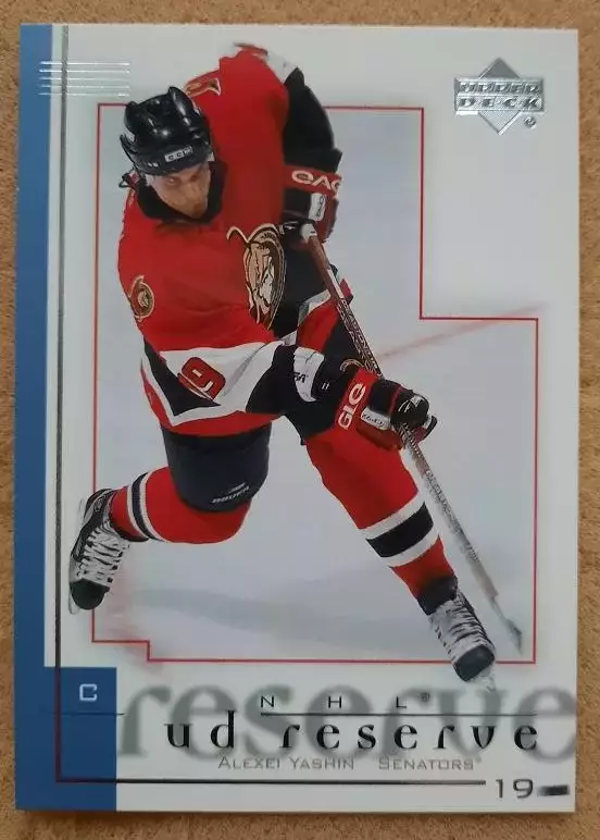 НХЛ Алексей Яшин Оттава Сенаторз Свердловск Динамо Москва ЦСКА Ярославль № 61