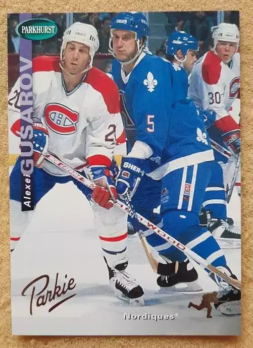 НХЛ Алексей Гусаров Квебек Нордикс СКА Ленинград ЦСКА Москва № SE 148 голд