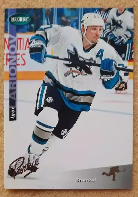 НХЛ Игорь Ларионов Сан-Хосе Шаркс Воскресенск ЦСКА Москва № SE 164 голд