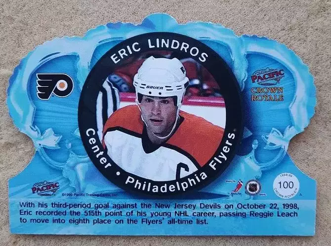 НХЛ Эрик Линдрос Филадельфия Флайерз № 100 1