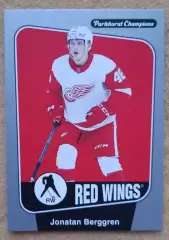 НХЛ Джонатан Берггрен Детройт Ред Уингз № 13 сильвер