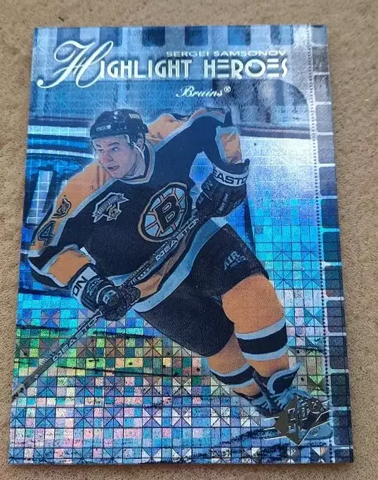 НХЛ Сергей Самсонов Бостон Брюинз ЦСКА Динамо Москва № HH 2