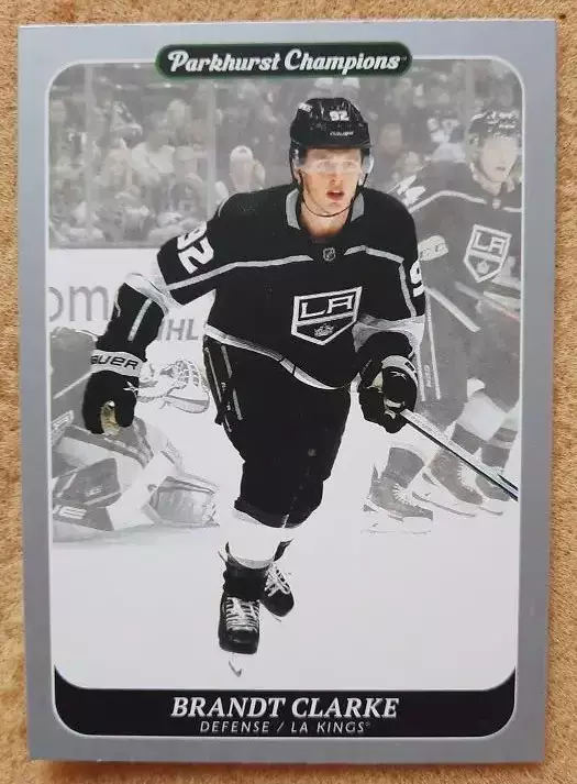 НХЛ Брандт Кларк Лос-Анжелес Кингз № 51 сильвер