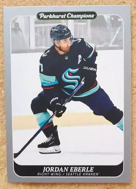 НХЛ Джордан Эберле Сиэтл Кракен № 205 сильвер