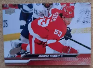 НХЛ Мориц Зайдер Детройт Ред Уингз № 64