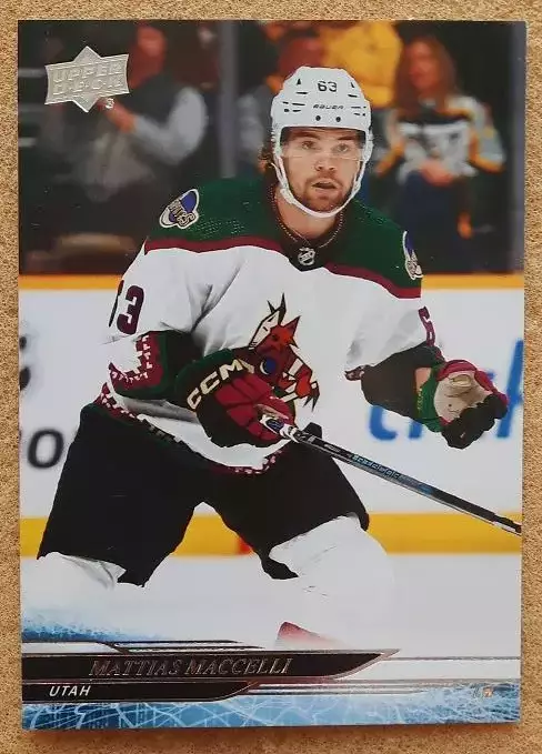НХЛ Матиас Маччелли Юта Маммот № 421