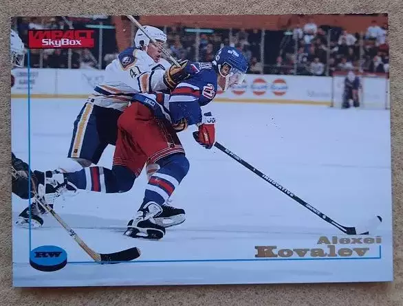 НХЛ Алексей Ковалев Нью-Йорк Рейнджерс Динамо Москва Тольятти Казань Атлант № 80