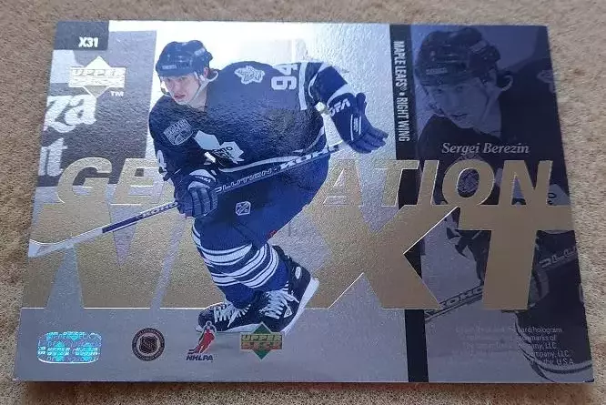 НХЛ Сергей Березин Торонто Мэйпл Лифс Рязань Воскресенск ЦСКА Москва № X 31