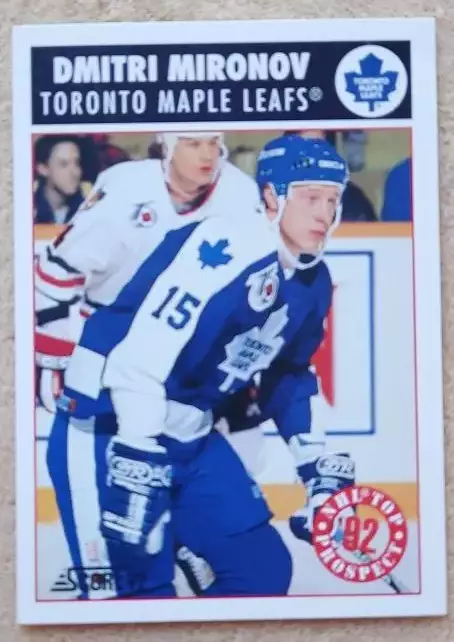 НХЛ Дмитрий Миронов Торонто Мэйпл Лифс ЦСКА Крылья Советов Москва № 468