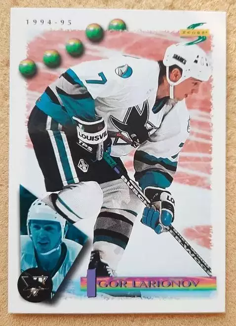 НХЛ Игорь Ларионов Сан-Хосе Шаркс Воскресенск ЦСКА Москва № 61