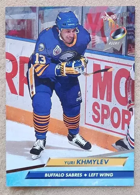 НХЛ Юрий Хмылев Баффало Сейбрз Крылья Советов Москва № 260