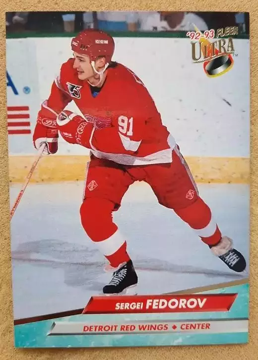 НХЛ Сергей Федоров Детройт Ред Уингз Динамо Минск ЦСКА Москва Магнитогорск № 48