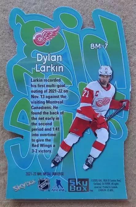 НХЛ Дилан Ларкин Детройт Ред Уингз № BM - 7 1