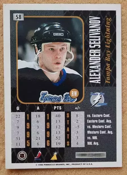 НХЛ Александр Селиванов Тампа Бэй Лайтнинг Спартак Москва № 58 1