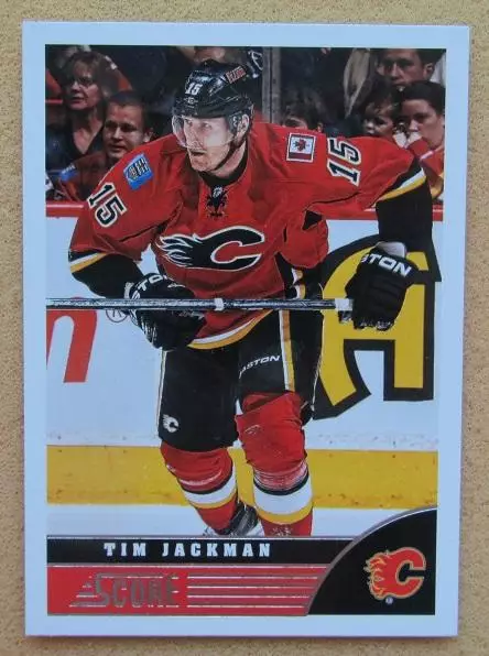 НХЛ Тим Джекман Калгари Флэймз № 73