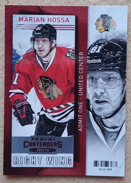 НХЛ Мариан Хосса Чикаго Блэкхокс № 2