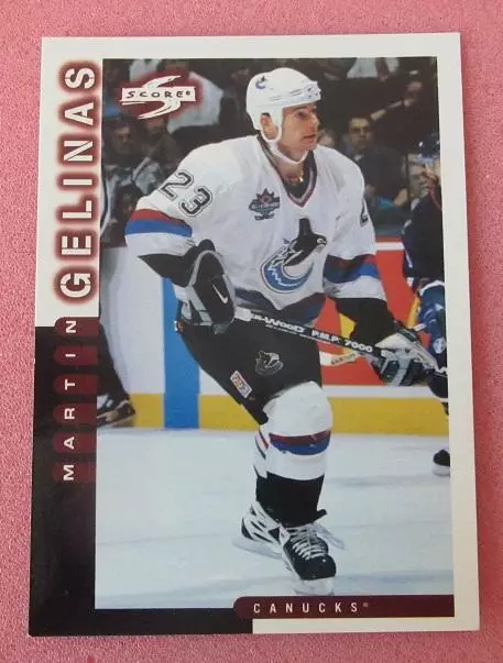 НХЛ Мартин Гелинас Ванкувер Кэнакс № 133