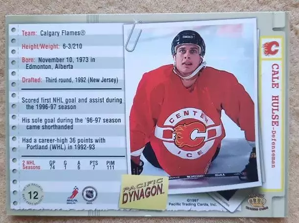 НХЛ Кейл Халс Калгари Флэймз № 12 1