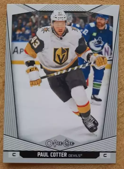 НХЛ Пол Коттер Нью-Джерси Дэвилз № 130