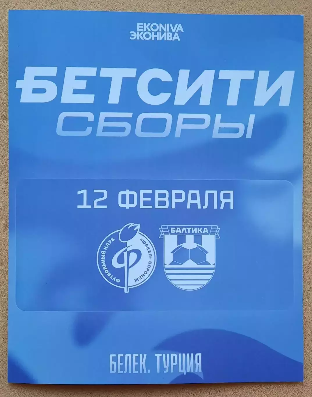 Балтика Калининград - Факел Воронеж 12.02.2026