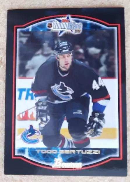 НХЛ Тодд Бертуцци Ванкувер Кэнакс № 4