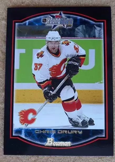 НХЛ Крис Друри Калгари Флэймз № 17