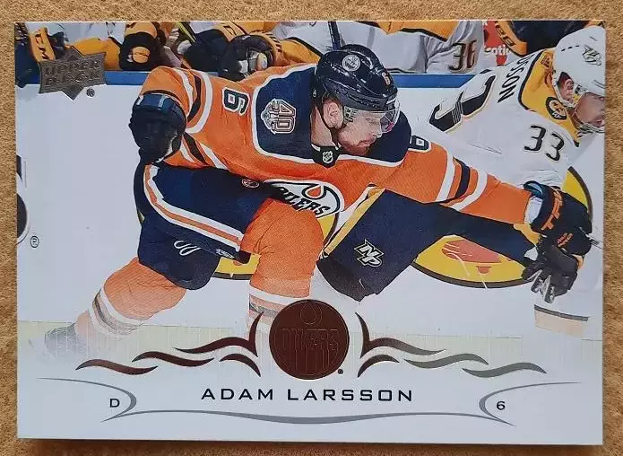 НХЛ Адам Ларссон Эдмонтон Ойлерз № 323