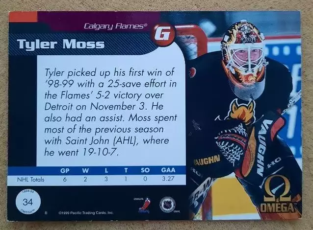 НХЛ Тайлер Мосс Калгари Флэймз Спартак Москва Амур Хабаровск № 34 1