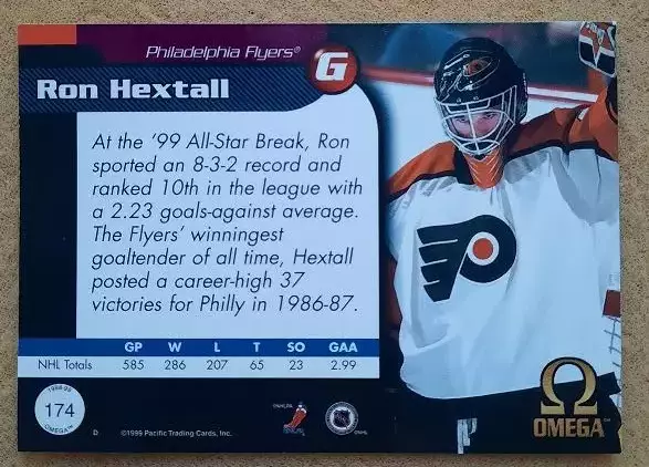НХЛ Рон Хекстолл Филадельфия Флайерз № 174 1