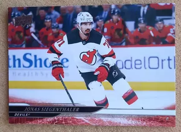 НХЛ Йонас Зигенталер Нью-Джерси Дэвилз № 350