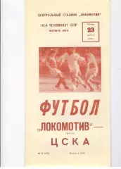 Локомотив Москва - ЦСКА Москва 23.08.1979