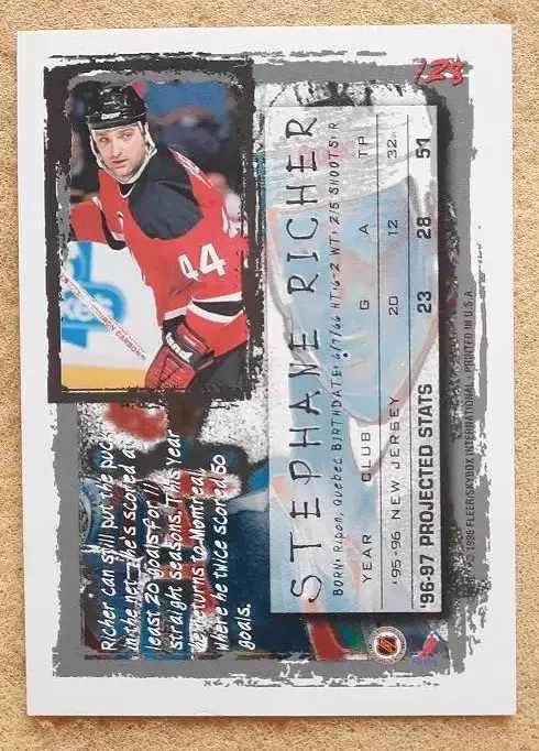 НХЛ Стефан Рише Монреаль Канадиенс № 128 1