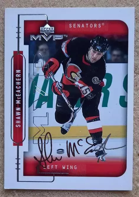 НХЛ Шон Макихерн Оттава Сенаторз № 145 автограф