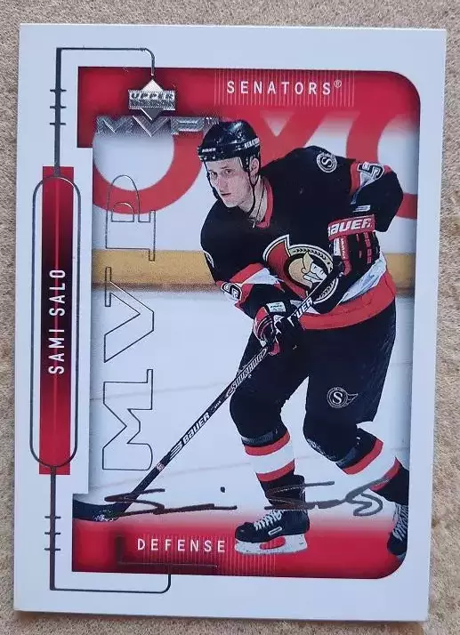 НХЛ Сами Сало Оттава Сенаторз № 143 автограф