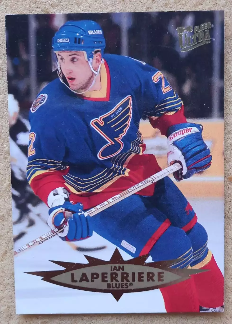 НХЛ Ян Лаперьер Сент Луис Блюз № 141 м